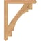 Ekena Millwork Merced Arts & Crafts Smooth Bracket, Western Red Cedar, 3 1/2"W x 32"D x 40"H BKT04X32X40MRC03SWR - alternate 2